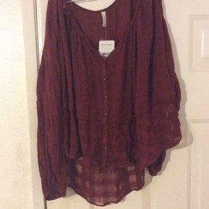 Free people high low top